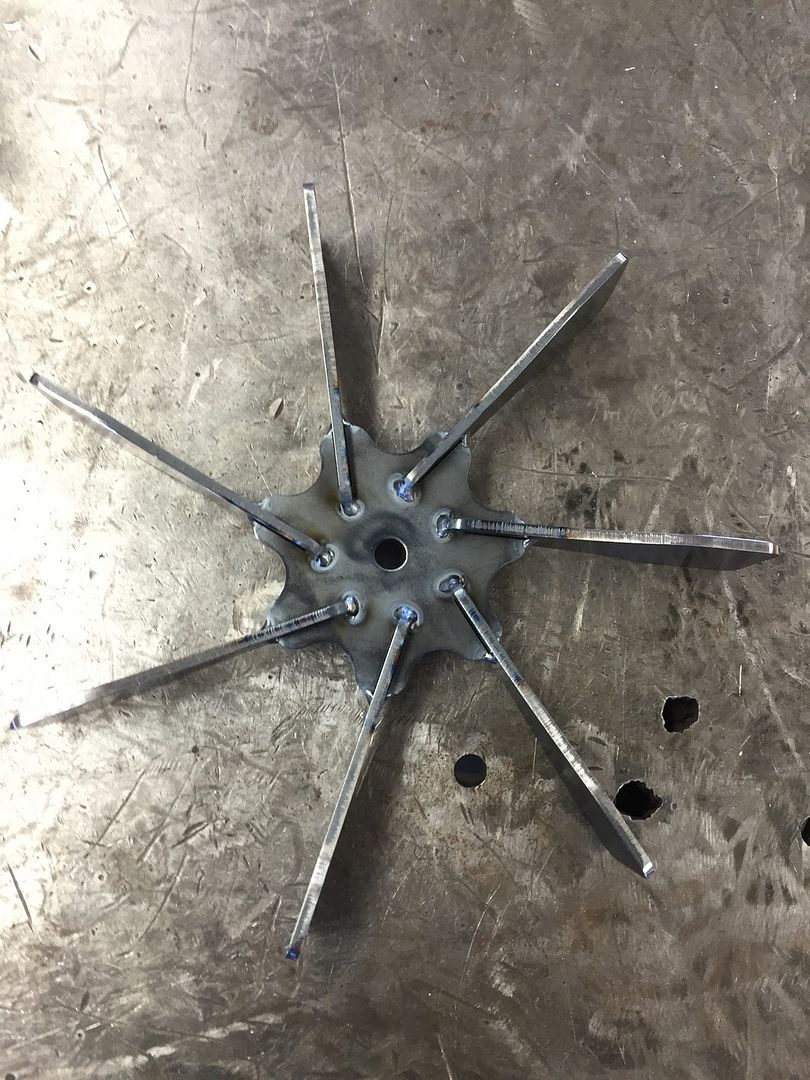 Making a hand crank blower Bellows, Blowers I Iron